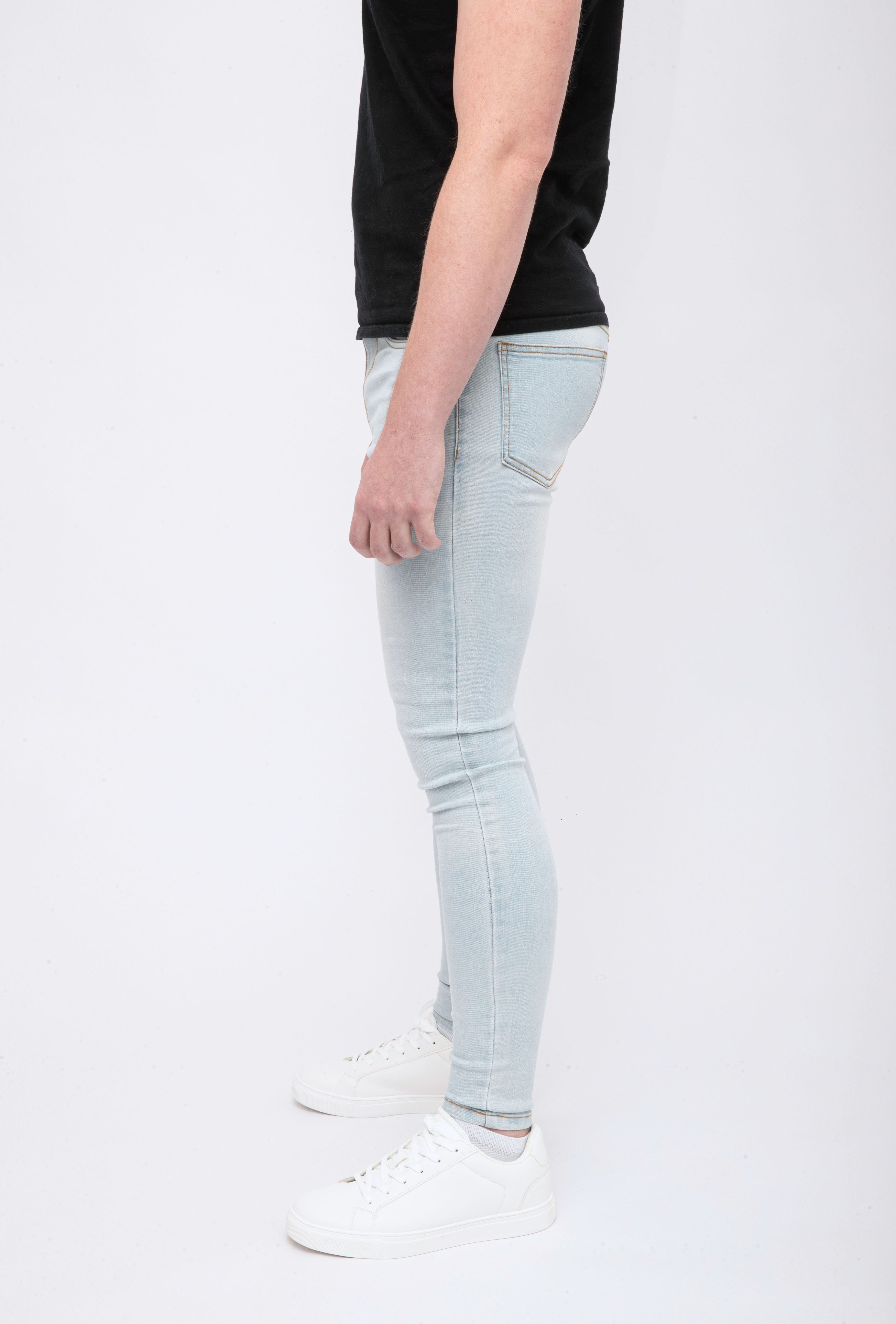 Skinny Jeans | Washed Light Blue | Regular/Tall
