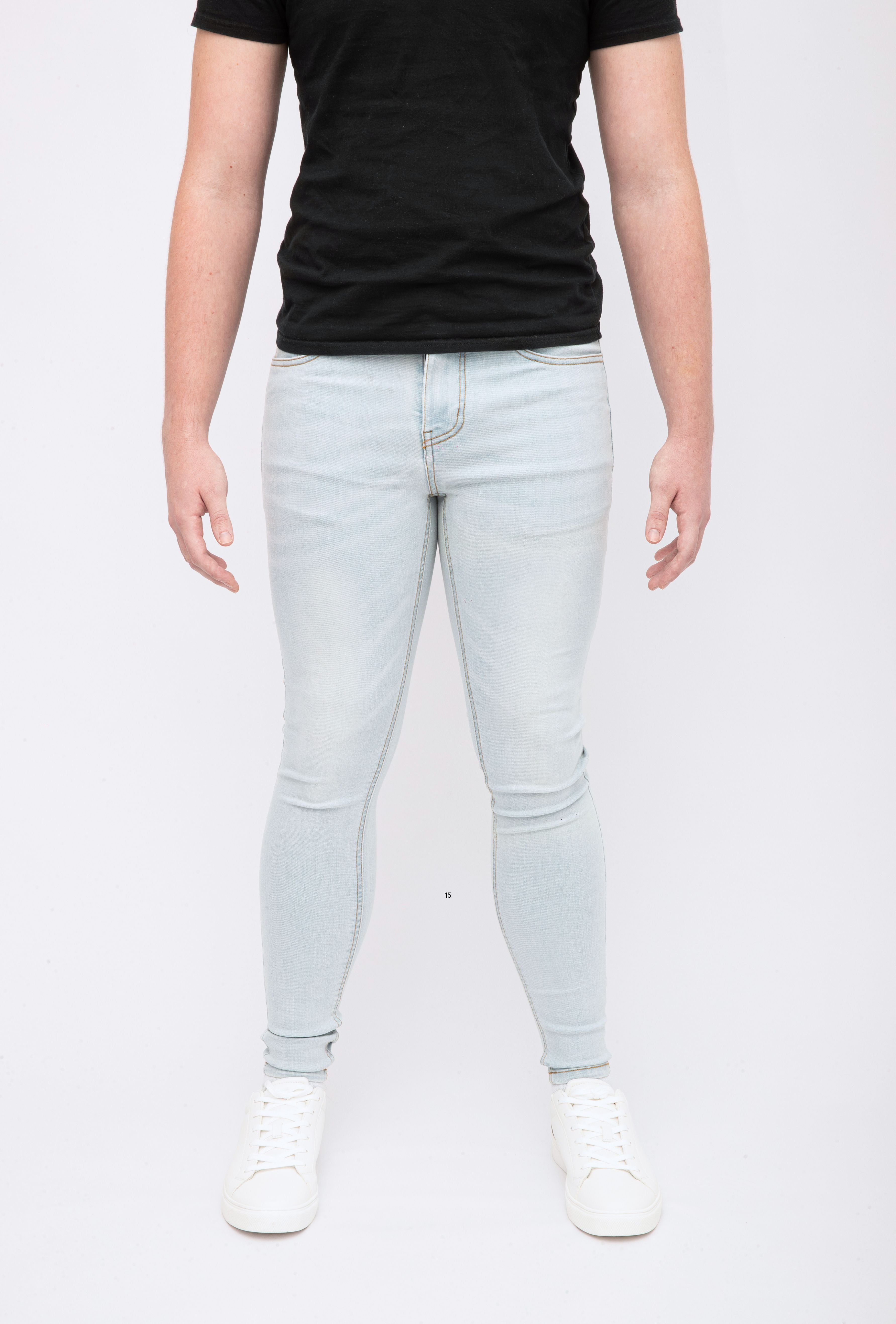 Skinny Jeans | Washed Light Blue | Regular/Tall