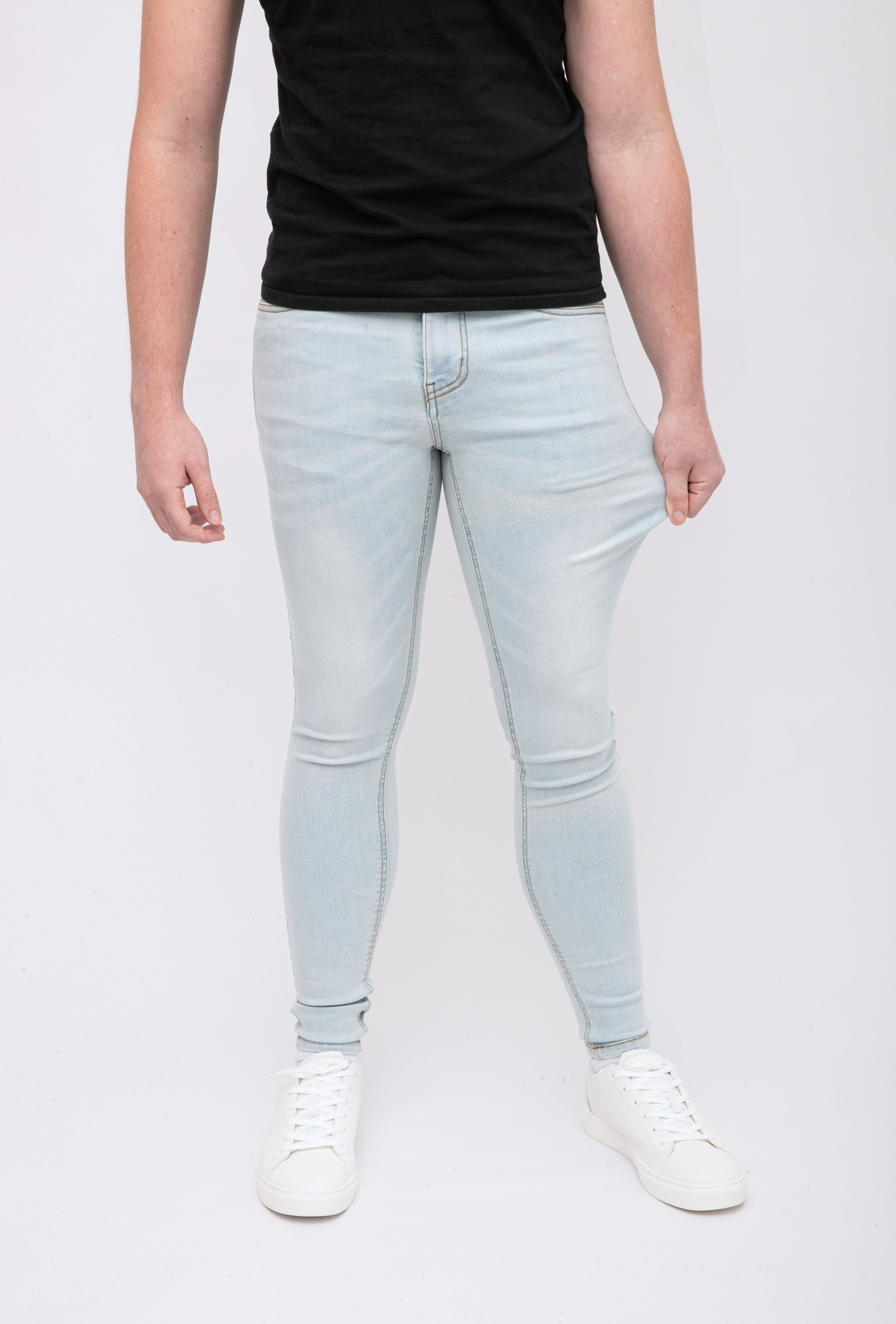 Skinny Jeans | Washed Light Blue | Regular/Tall
