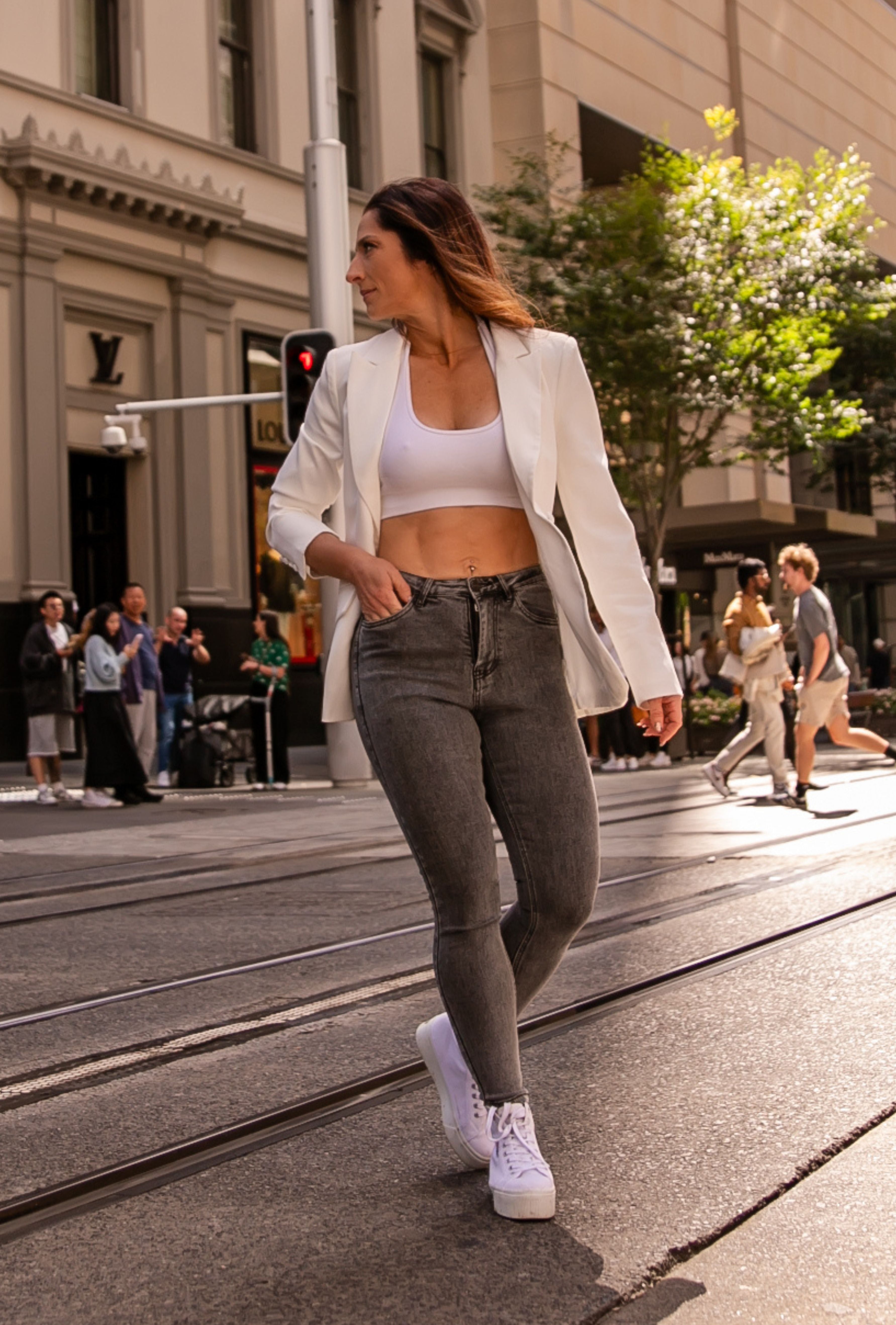 Women's Skinny Jeans, designed for shorter women.