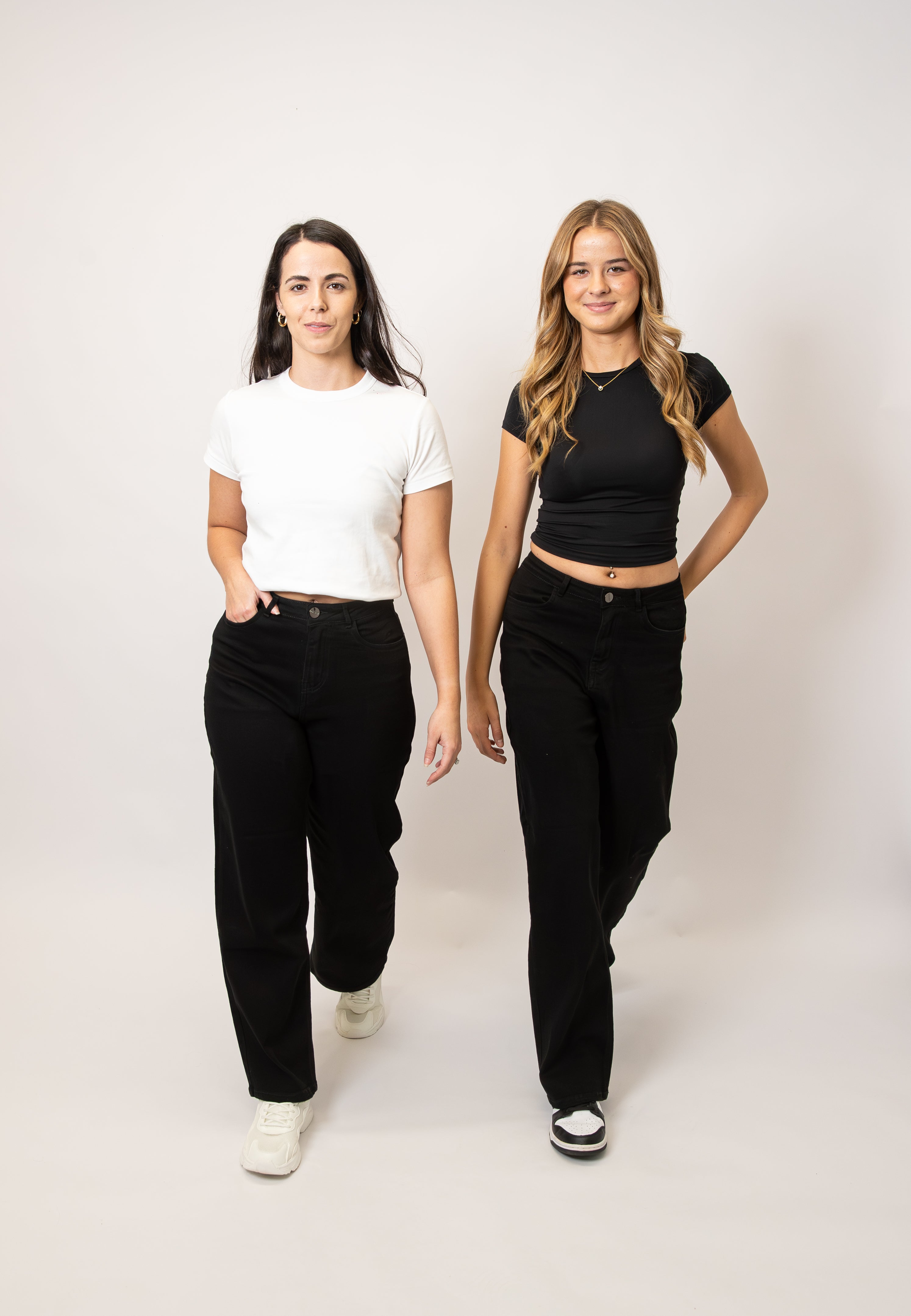 Wide Leg Jeans | Black