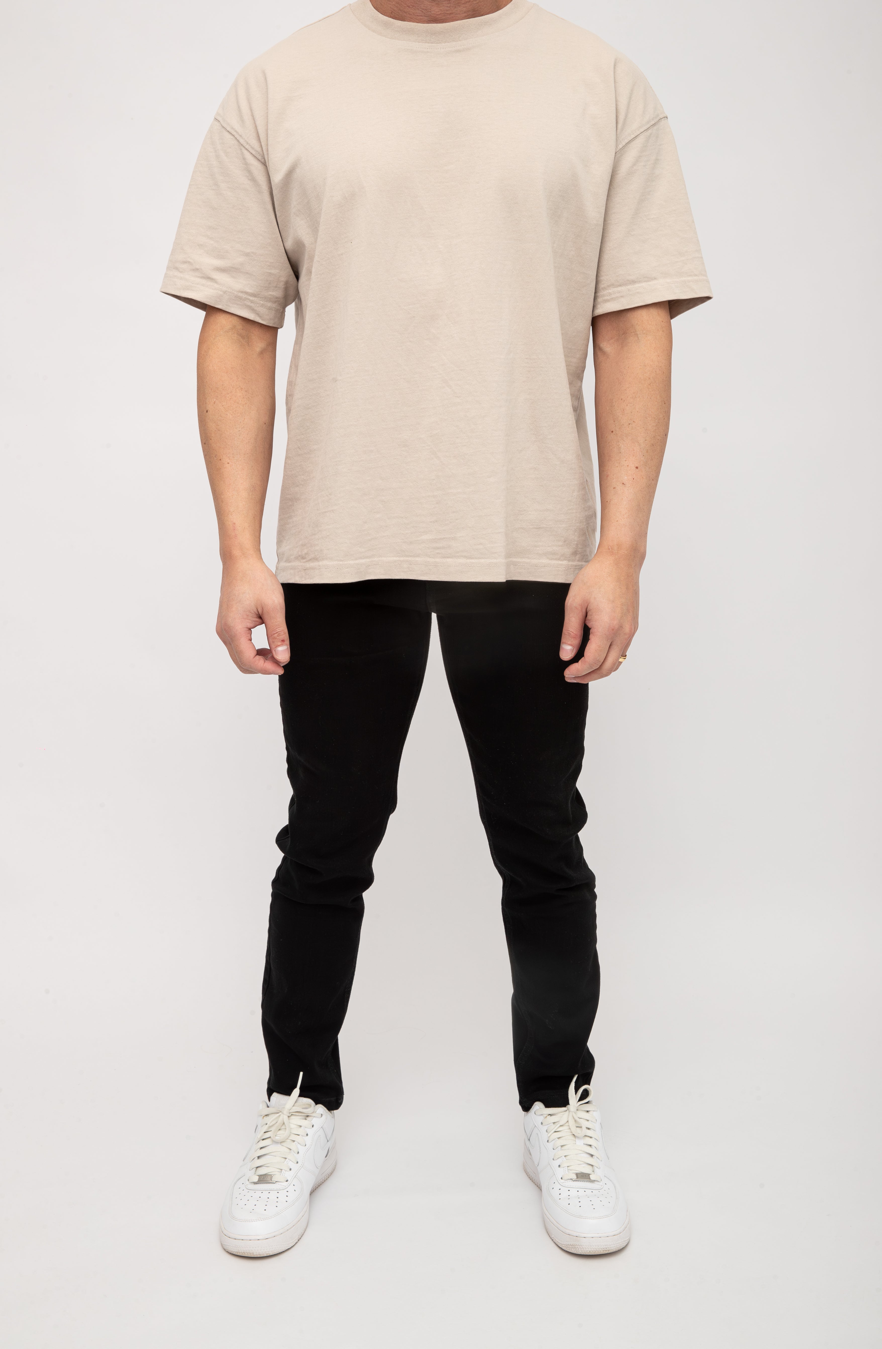 Men's Slim Fit Jeans, engineered for shorter men.