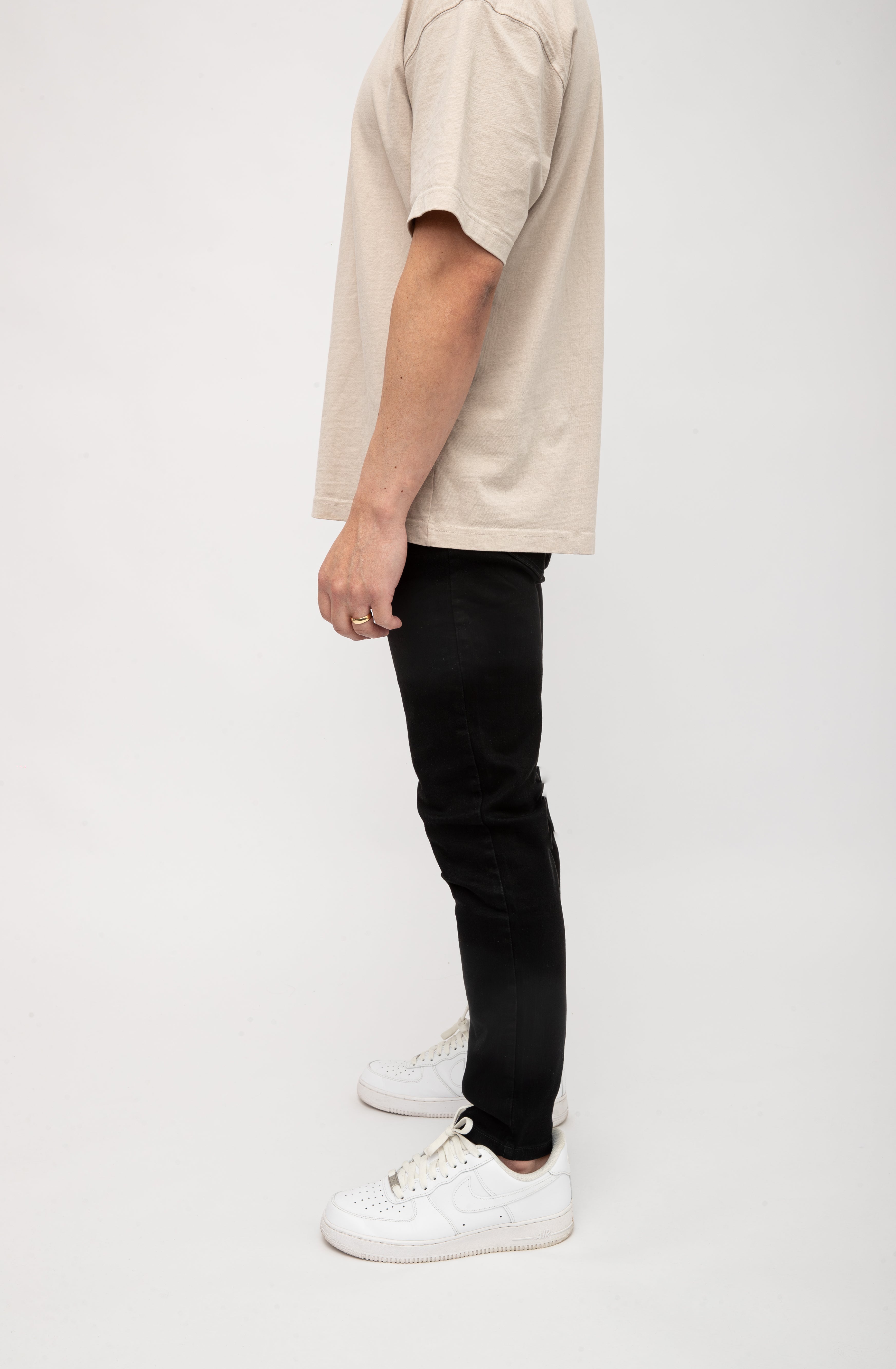 Men's Slim Fit Jeans, engineered for shorter men.