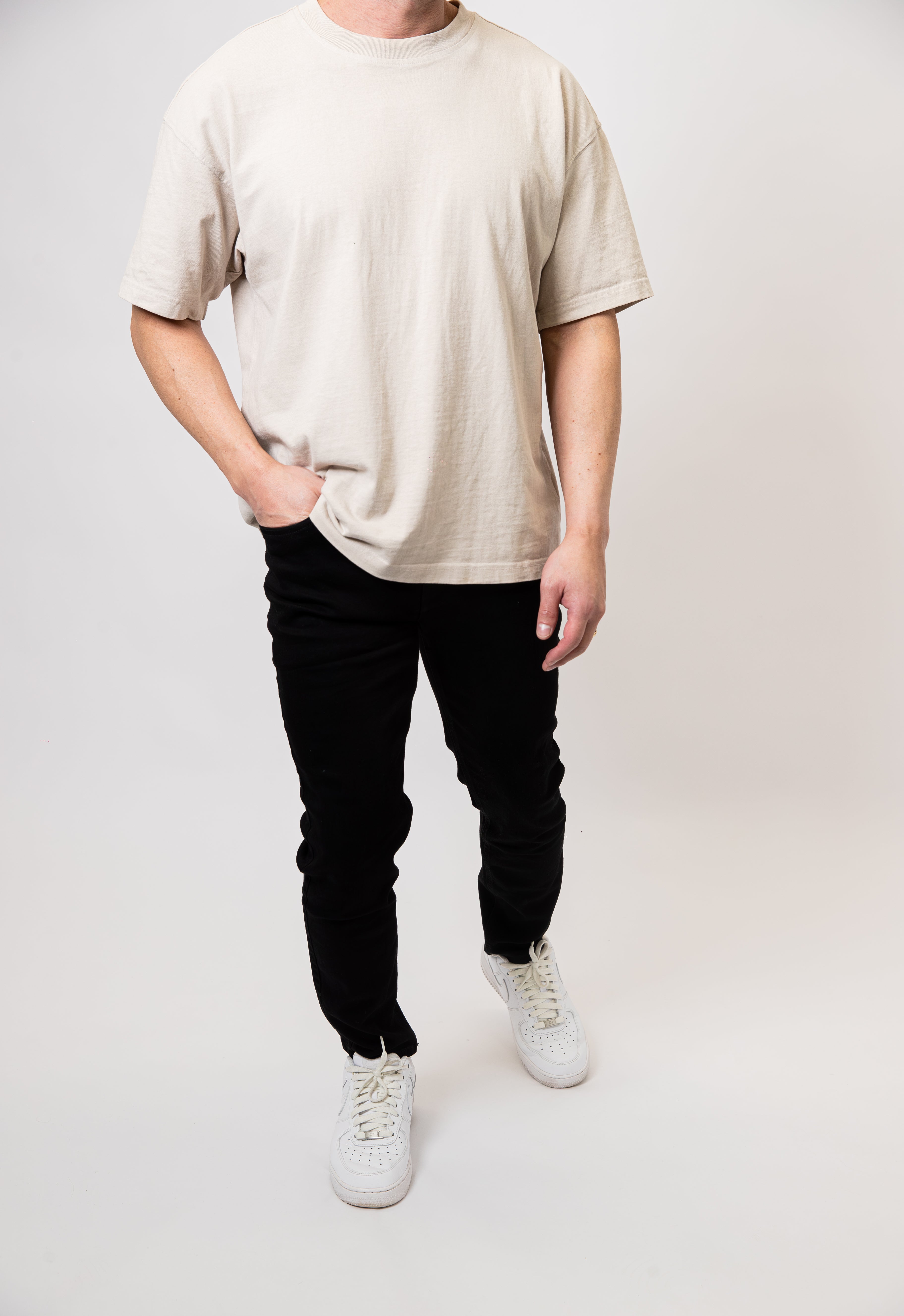 Men's Slim Fit Jeans, engineered for shorter men.