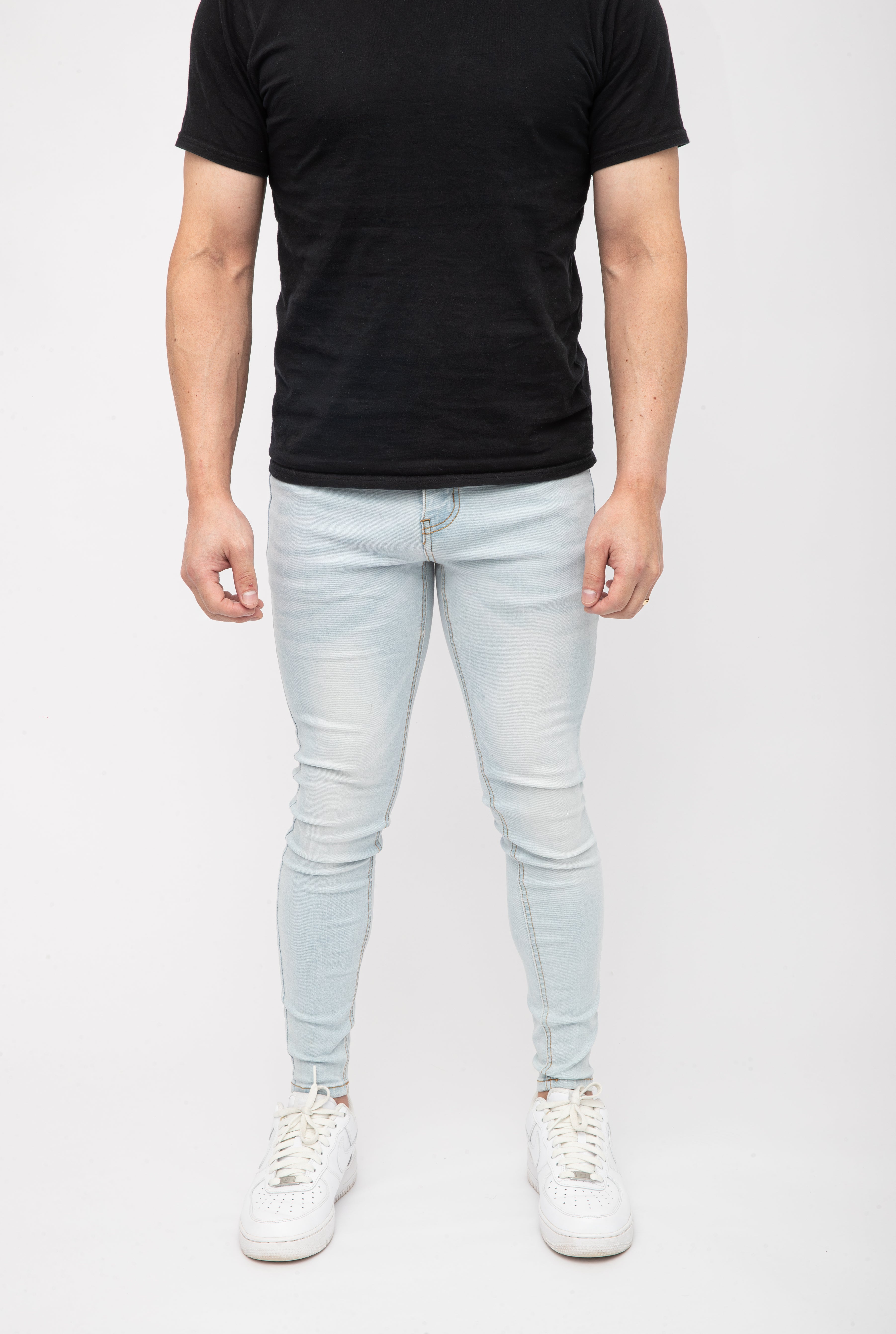 Skinny Jeans | Washed Light Blue