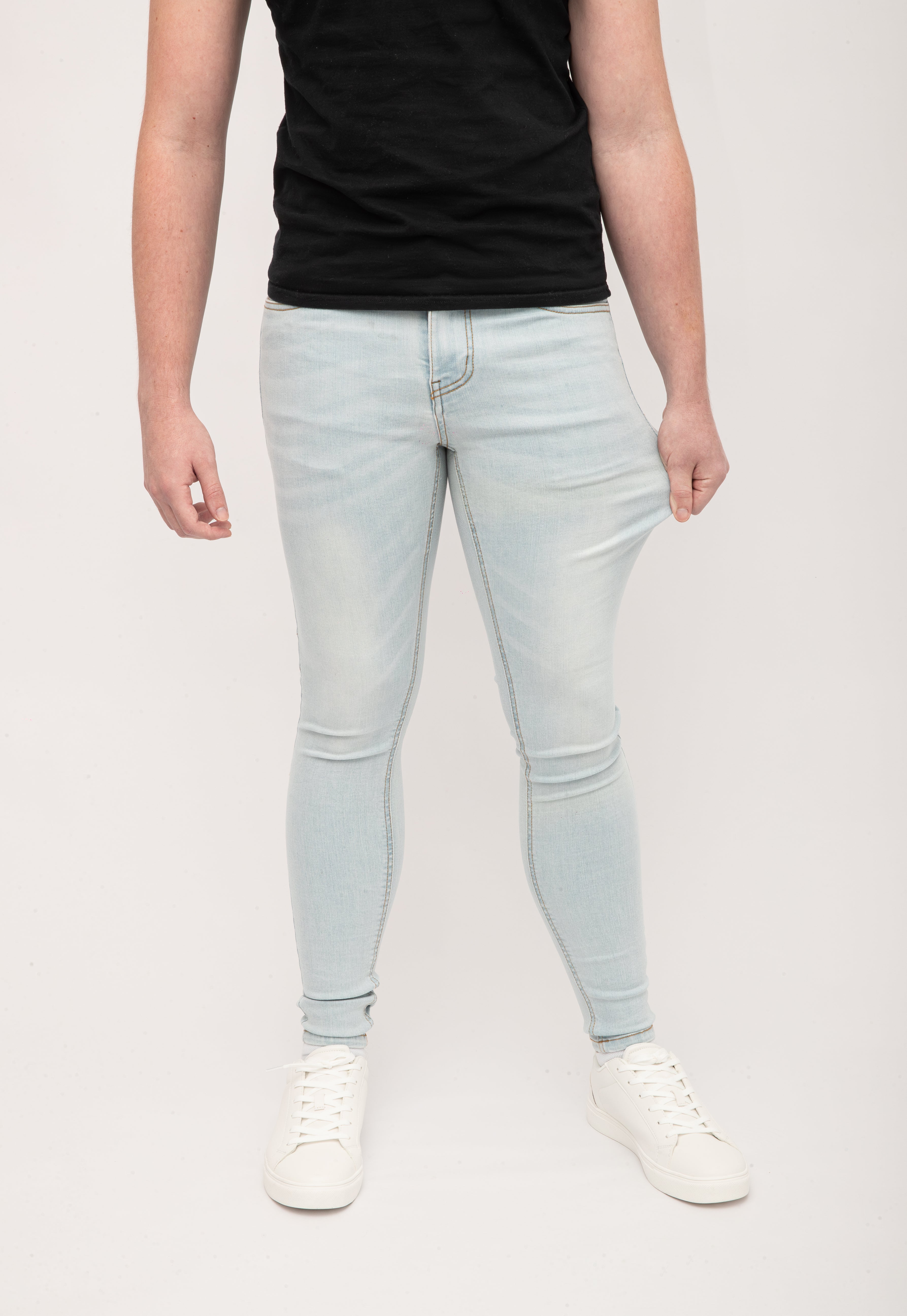 Skinny Jeans | Washed Light Blue