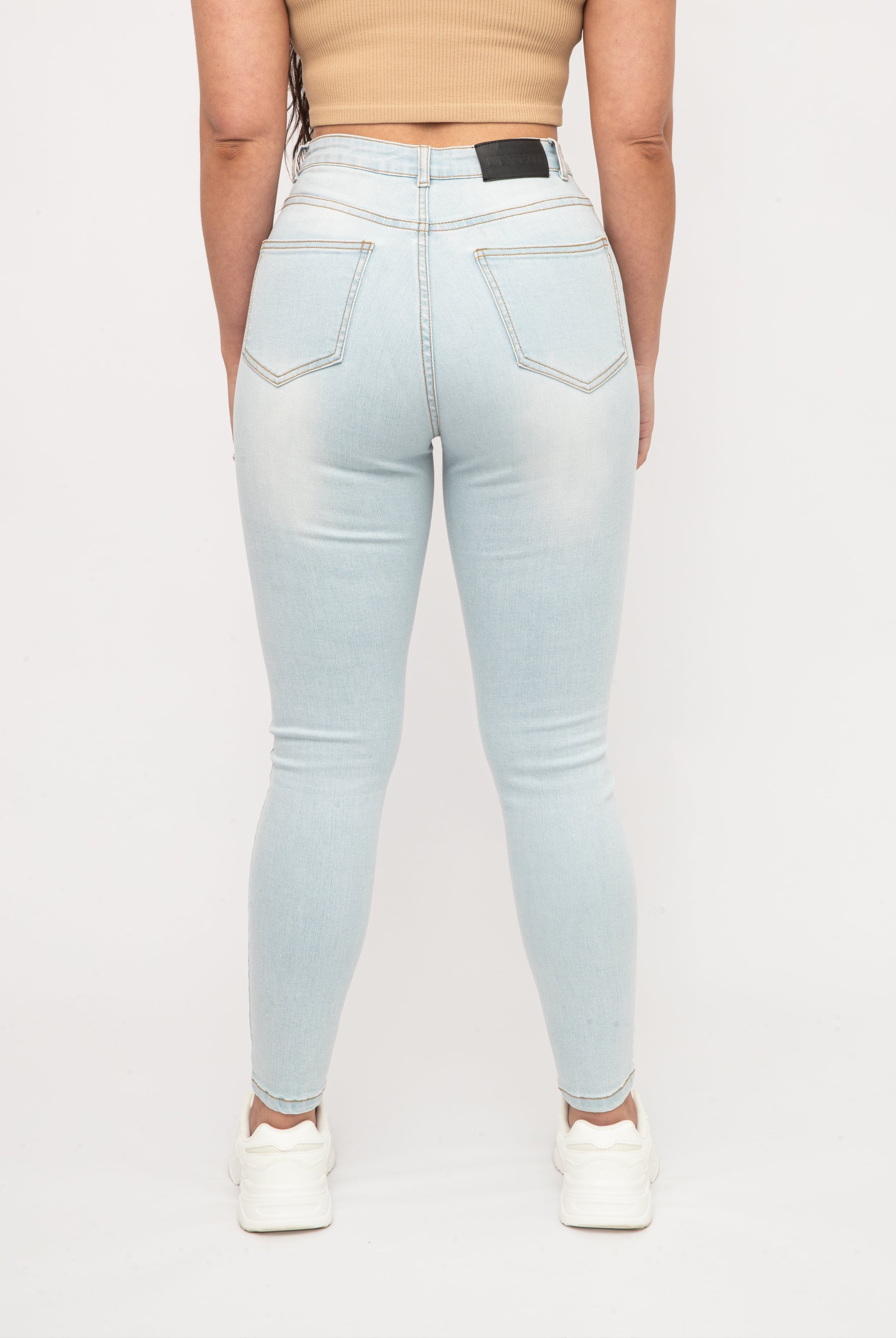 Skinny Jeans | Washed Light Blue