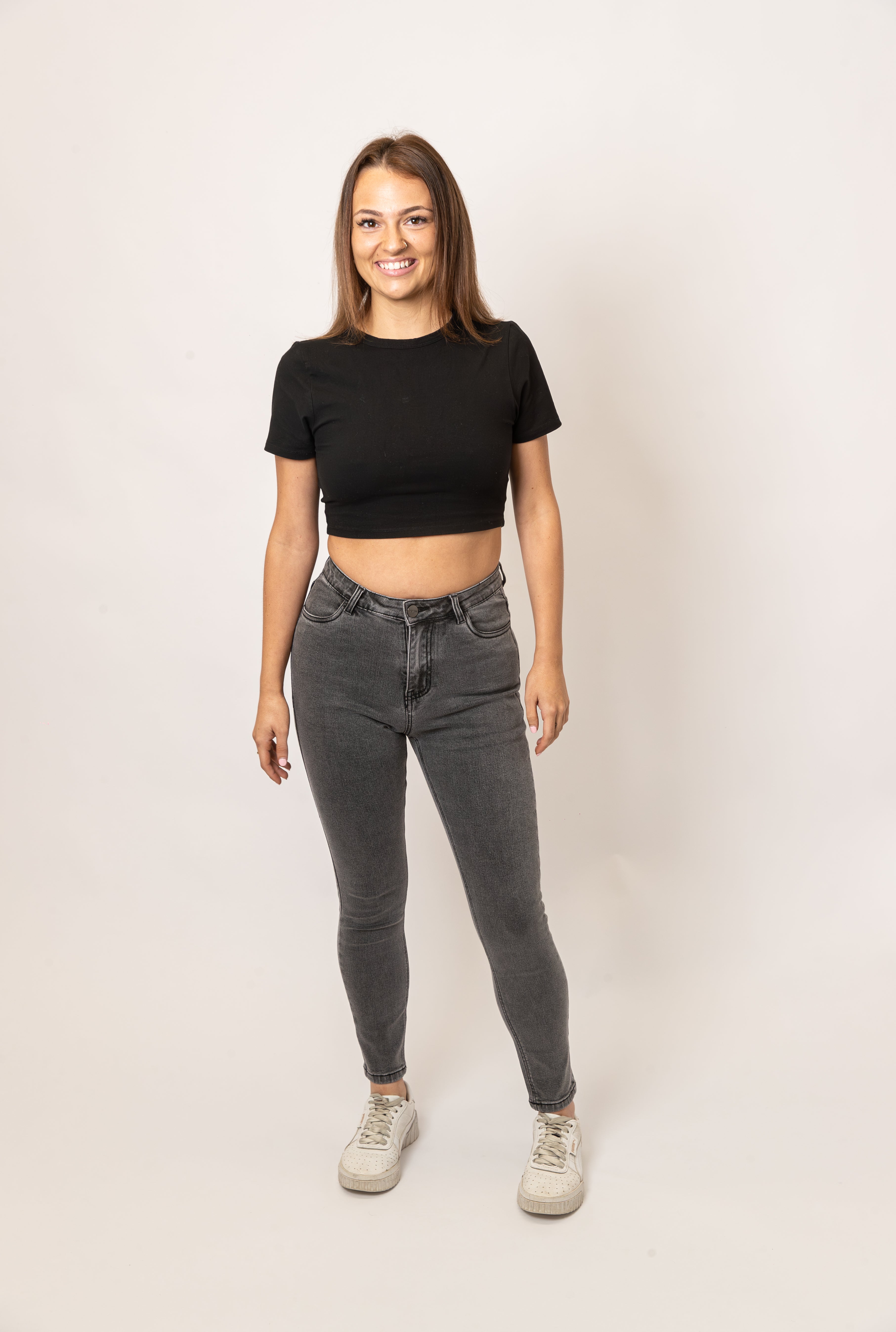 Skinny Jeans | Washed Grey