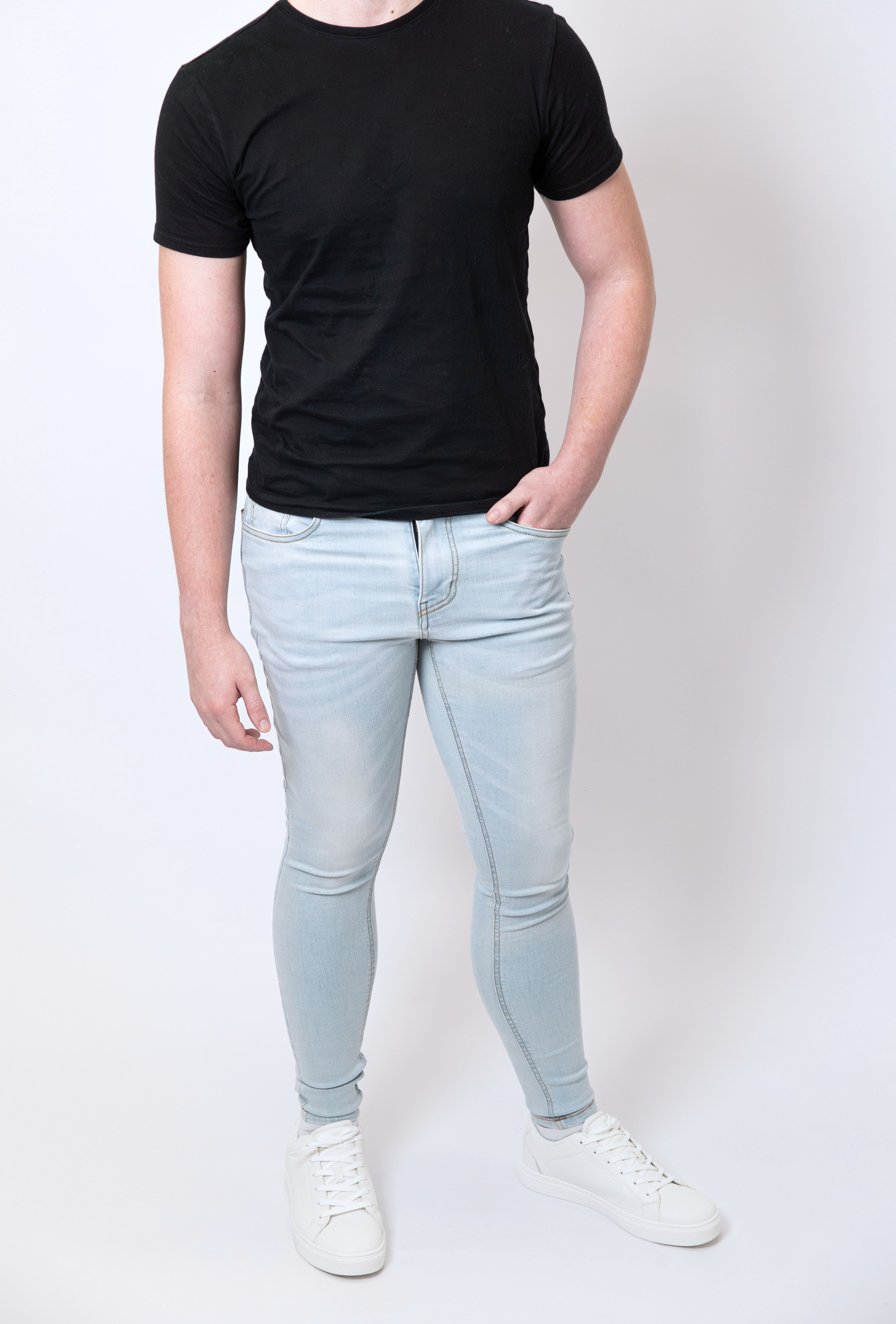 Skinny Jeans | Washed Light Blue | Regular/Tall