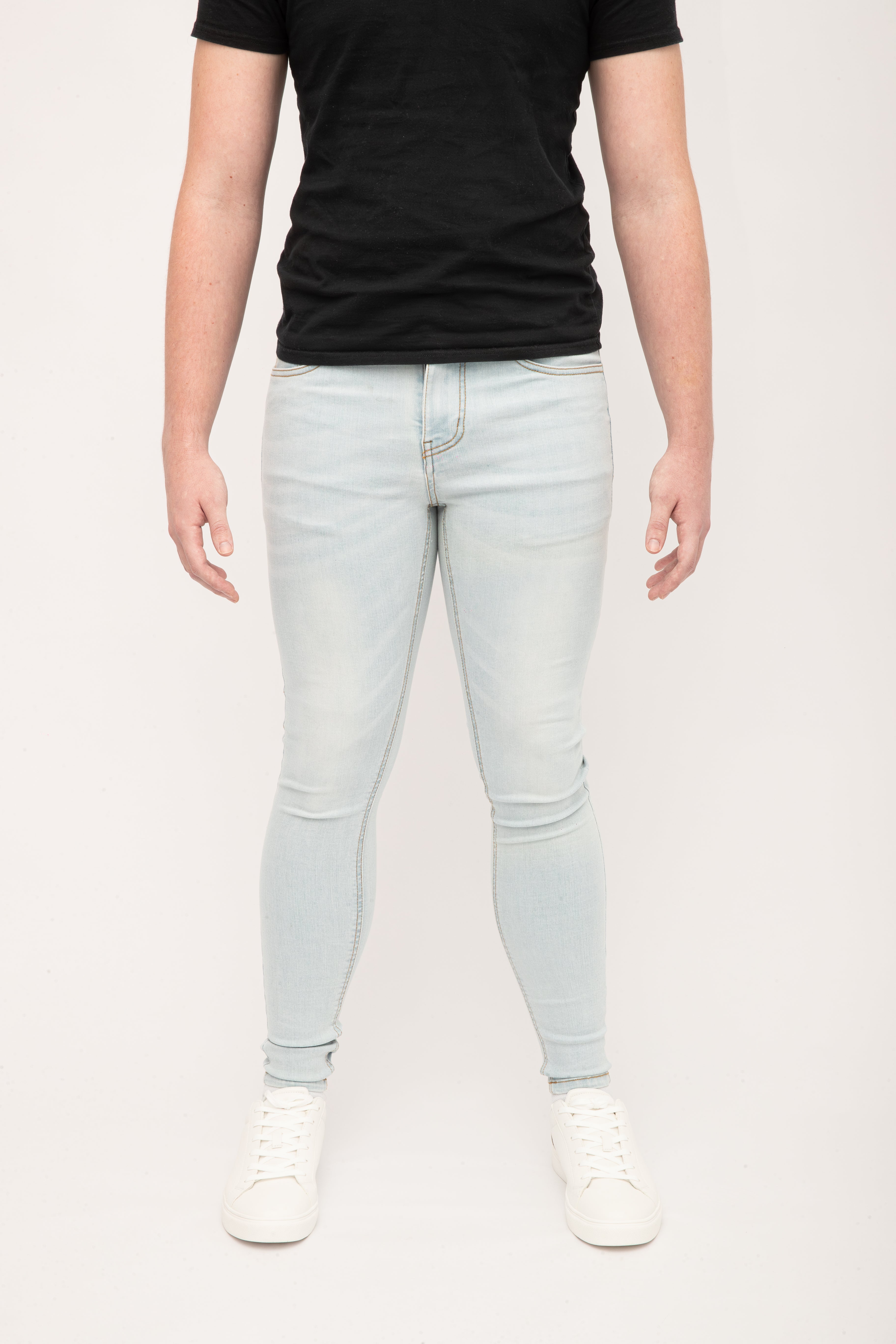 Skinny Jeans | Washed Light Blue