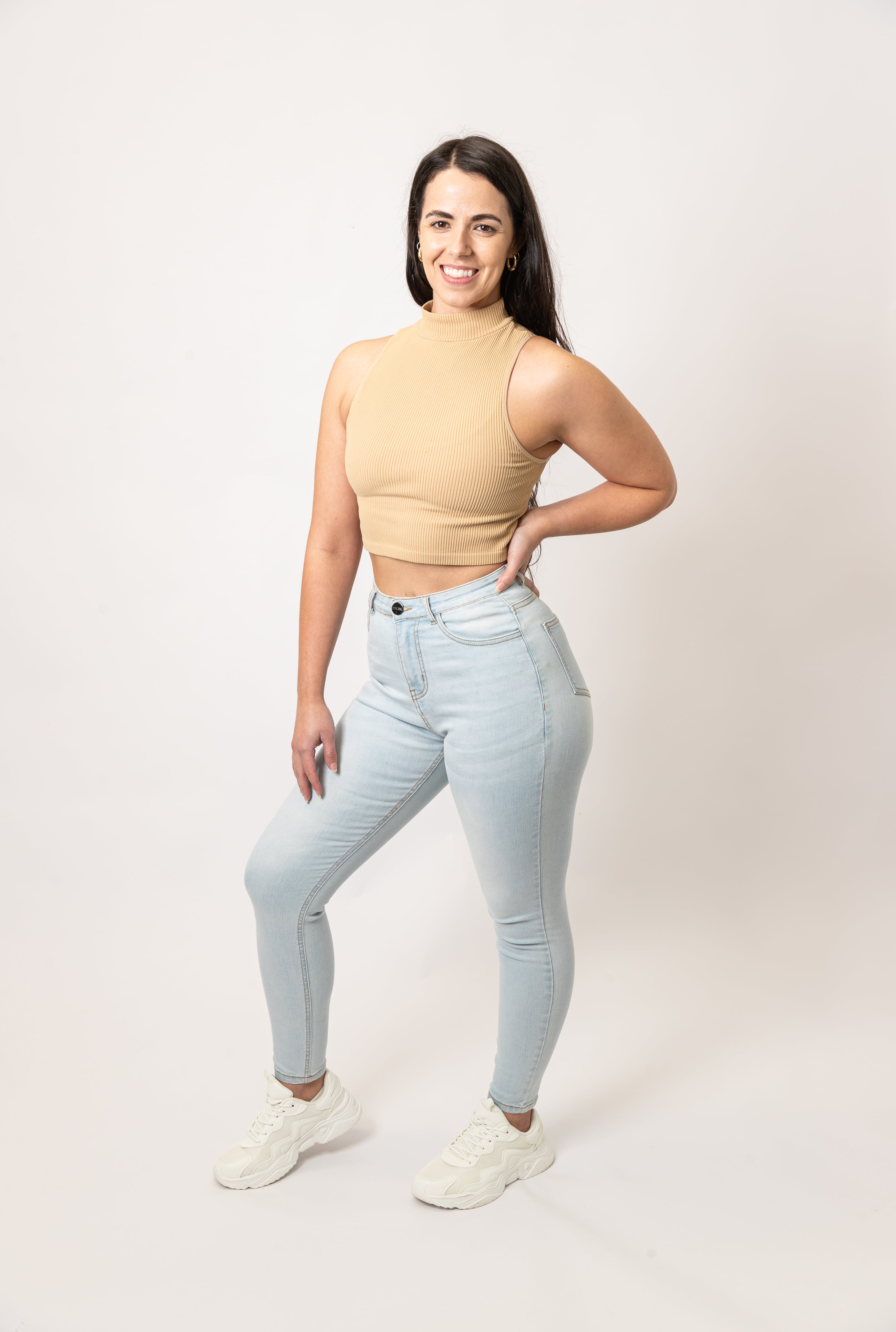 Skinny Jeans | Washed Light Blue