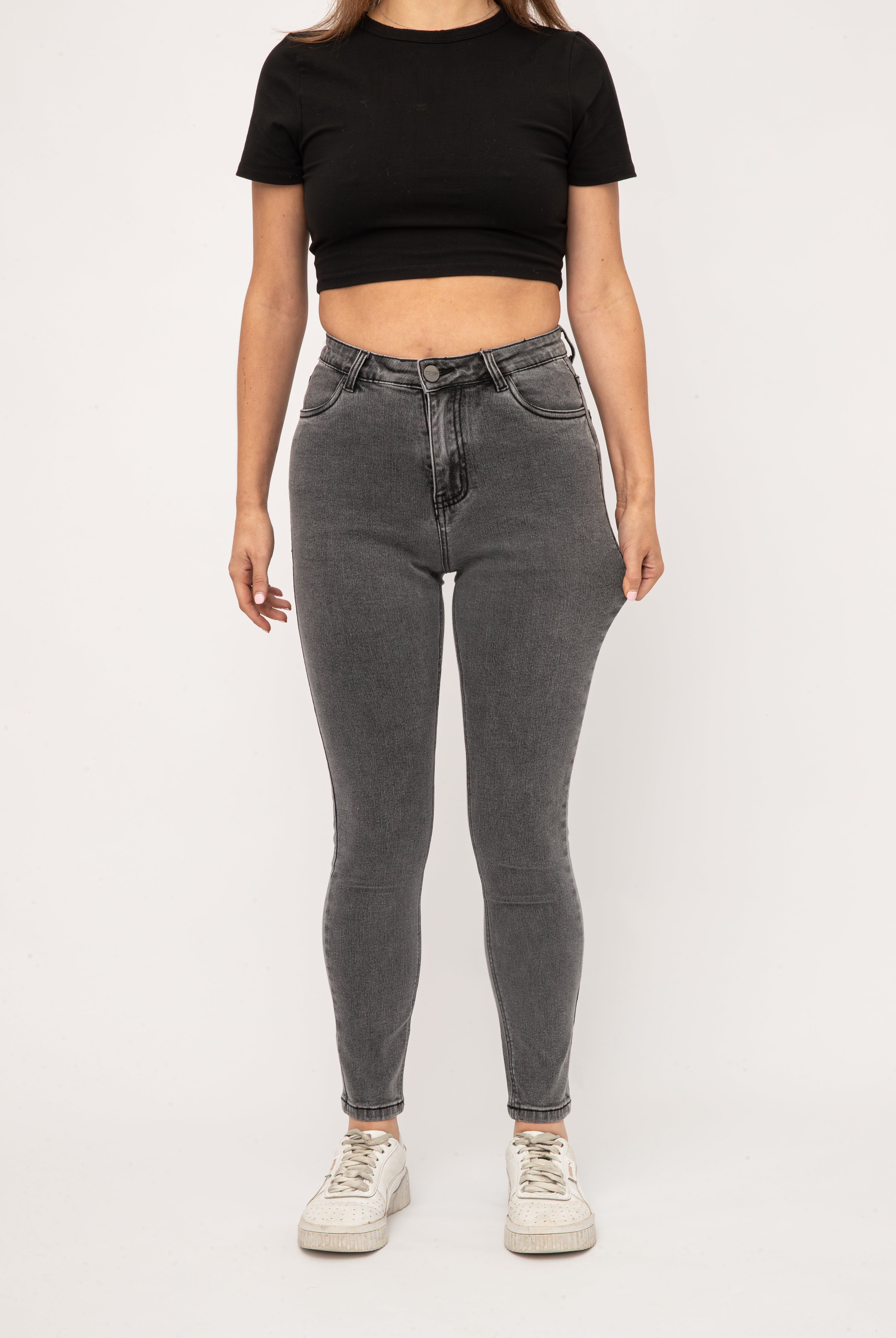 Skinny Jeans | Washed Grey