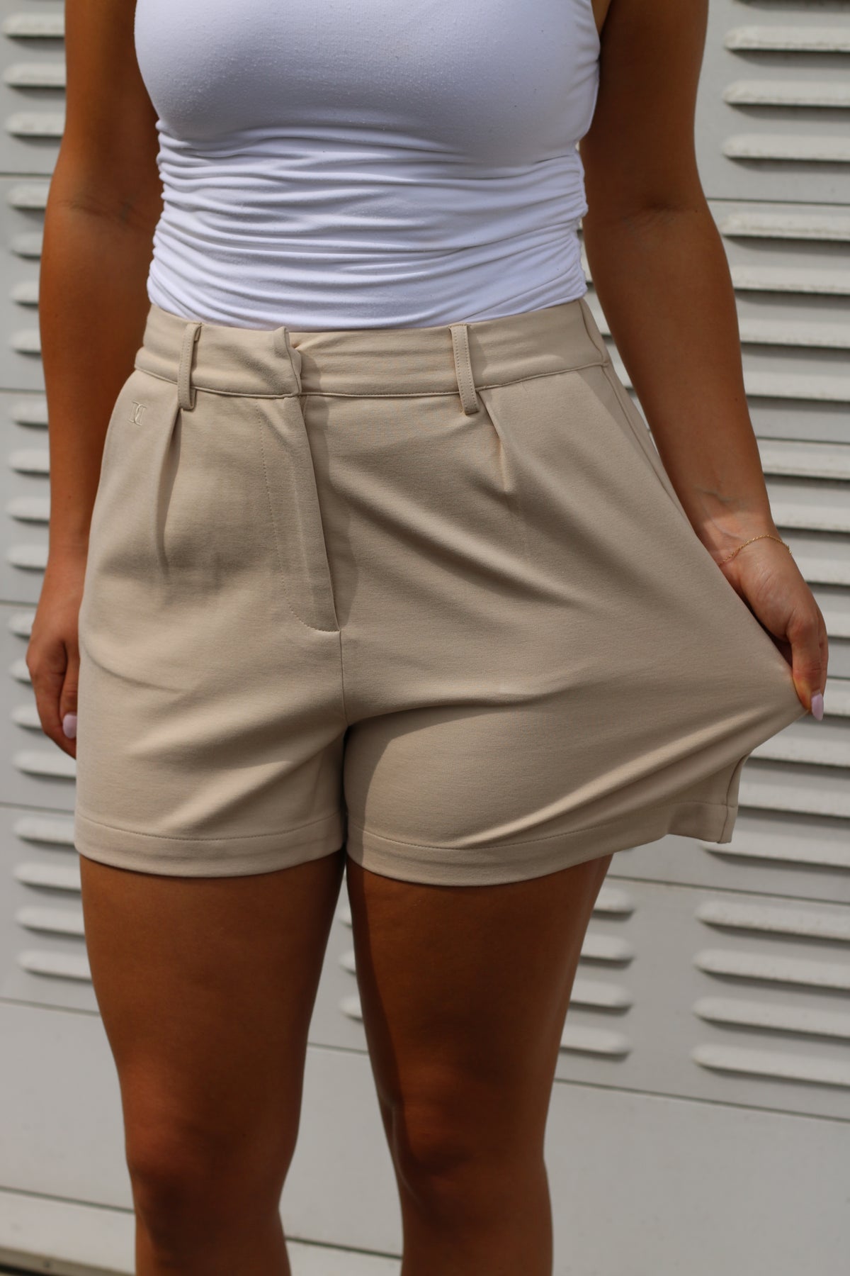 Women's Tailored Shorts, designed for shorter women.